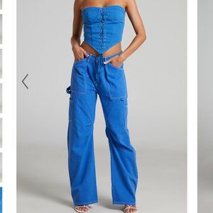 MIAMI VICE PANTS and CORSET IN BLUE